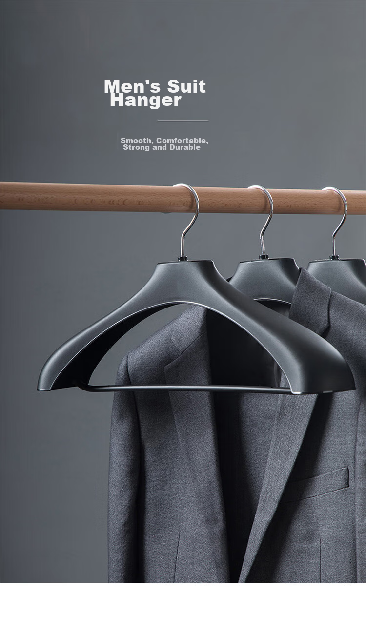 CHAHUA Non-Slip Hangers, Extendable Wide Shoulder Drying Rack for Home Use, Pack of 8 1