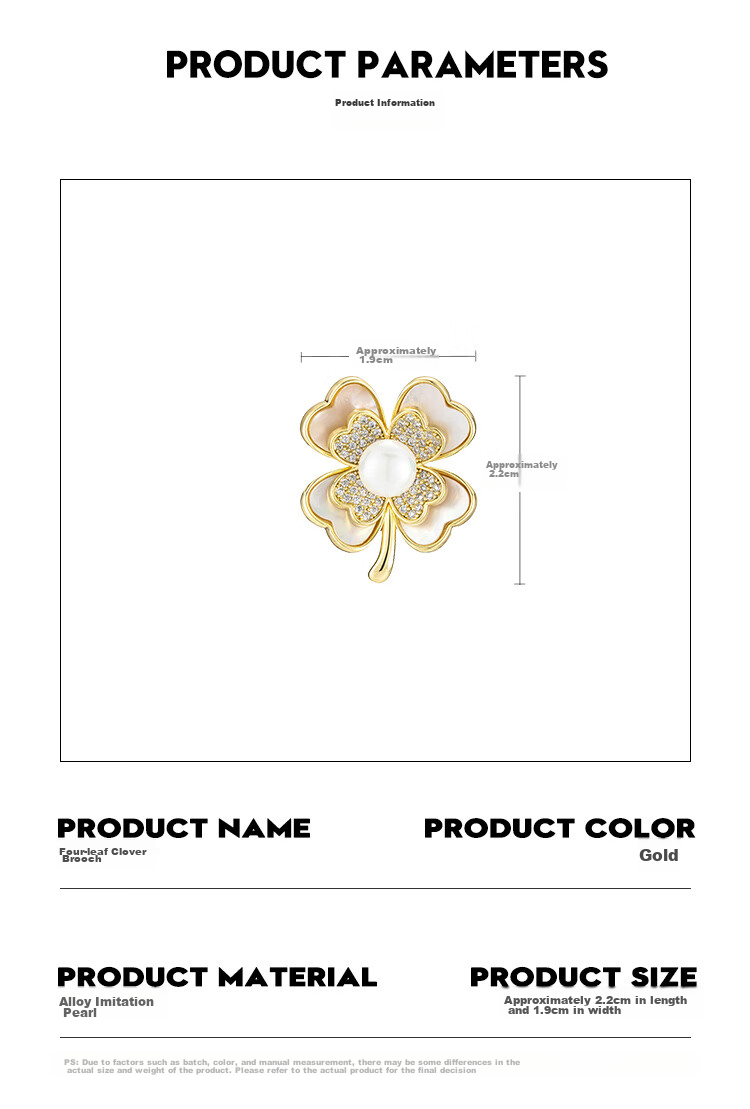 Qlady Peony Pearl Brooch, High-End Women's Luxury Anti-Exposure Scarf Pin, Mid-Autumn Festival Birthday Gift for Mom 2