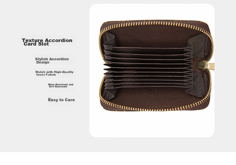Xiaoxiongyilian Card Holder, Women's Multi-Card Slots, Ultra-Thin, Large Capacity Coin Purse, High-End Compact Card Case, Valentine's Day Gift 7