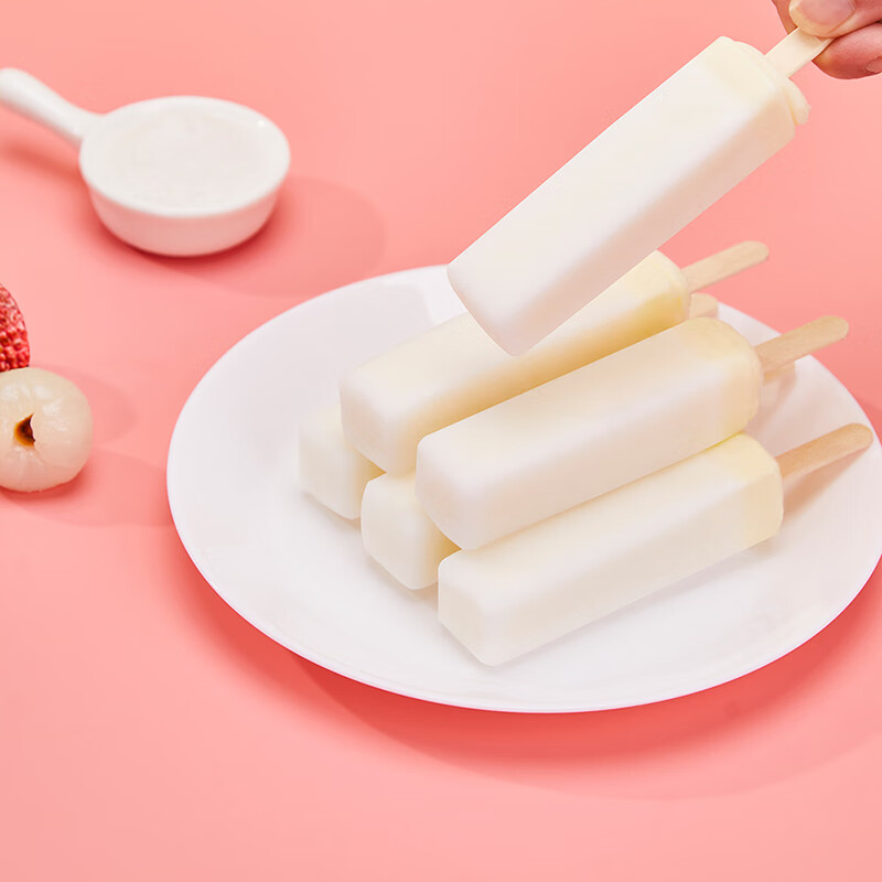 明治海盐荔枝雪糕 46g*10支 彩盒装