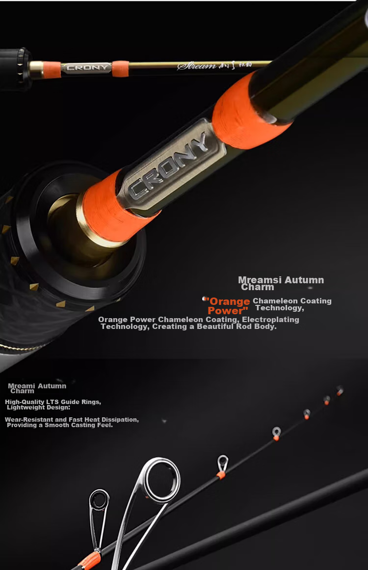 CRONY Autumn Stream 2nd Generation UL Ultra-Soft Action Lure Rod, Micro-Ejecting Bass Rod, Micro-Gun Handle, 1.83 Meters, C602L 8