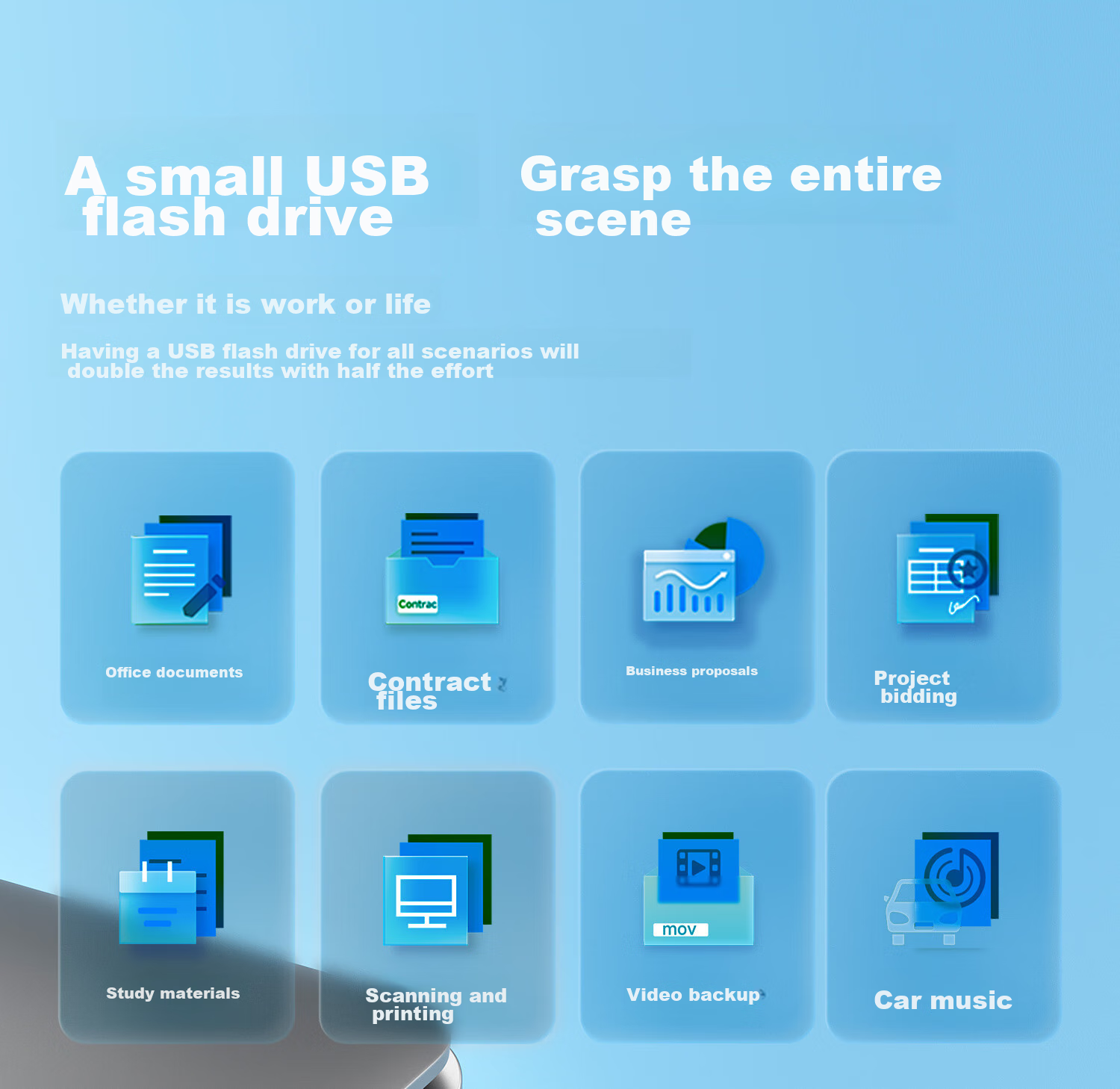 Aigo 256GB USB3.2 Flash Drive, Newly Upgraded Read Speed 150MB/s, High-Speed Read And Write Flash Drive U310 Pro Metal Flash Drive for Study And Office, Compatible with Computers, Dustproof And Waterproof 6