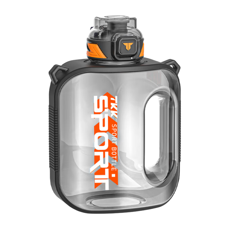 TKK Dun Duntong Sports Water Bottle, Large Capacity Fitness Water Cup for Men, High Temperature Resistant Tritan Water Bottle, Student Summer Cup