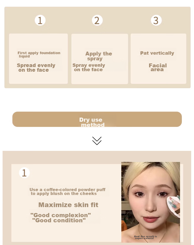 Maojiji Momo's Workshop Cotton Candy Cheese Air Powder Puff, White Water Drop Makeup, Smooth And Even, for Women's Day 9