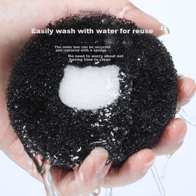 Chense Dry Cleaning Concealer Brush, Makeup Brush Cleaning Box, Sponge Beauty Blender, Powder Puff Cleaning Agent Tool, Portable