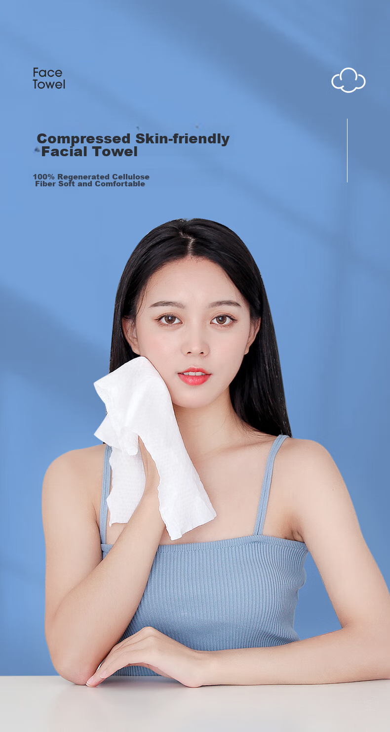Grace Disposable Compressed Towels, 20 Pieces, Thickened And Enlarged Face Towels for Travel, Portable, 24*30cm, Pack of 20 3