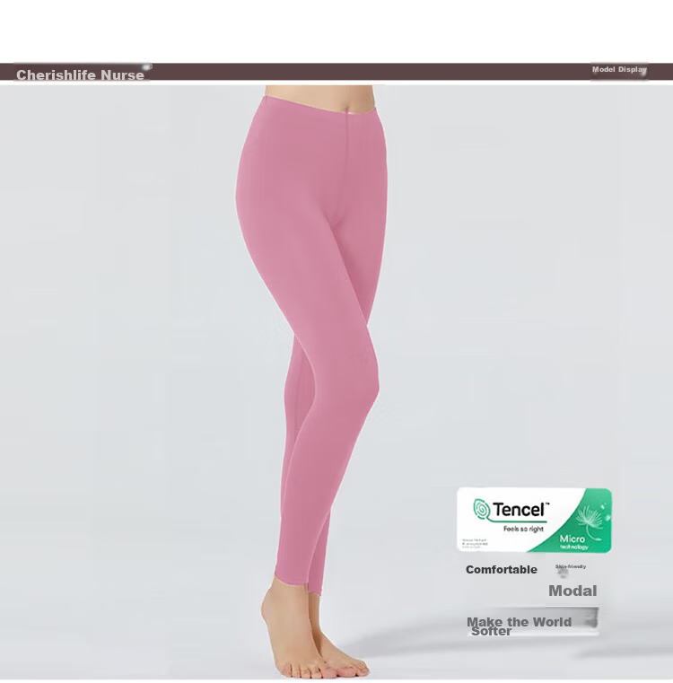 CHERISH LIFE Women's Single Modal Thin Long Johns, Thermal Underwear, Lanjing Modal 9