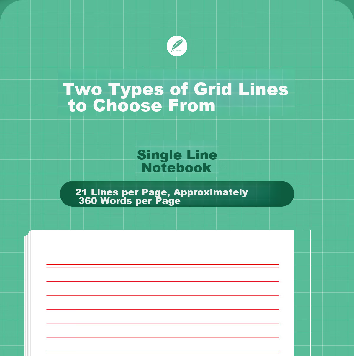 Liupintang Letter Paper, Application Form, Party Membership Application, College Student Notebook, Simple Writing Paper, Double-Lined Letter Paper, Specialized Paper, Horizontal Lined Paper, Thick Material Handwriting Paper 3