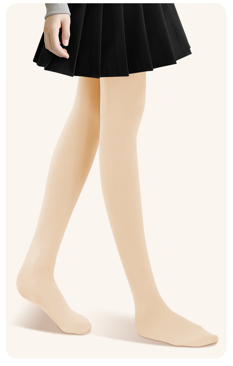 Zhiyouban Children's Dance Socks Spring and Autumn Thin Ballet Practice Long Socks Girls Dance Tights Girls Leggings Pantyhose 15