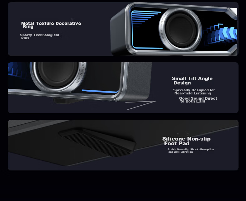 EDIFIER Halo SoundBar Desktop Bluetooth Speaker, High-Fidelity Computer Gaming Speaker, RGB Lighting Effects, Dawn White 15