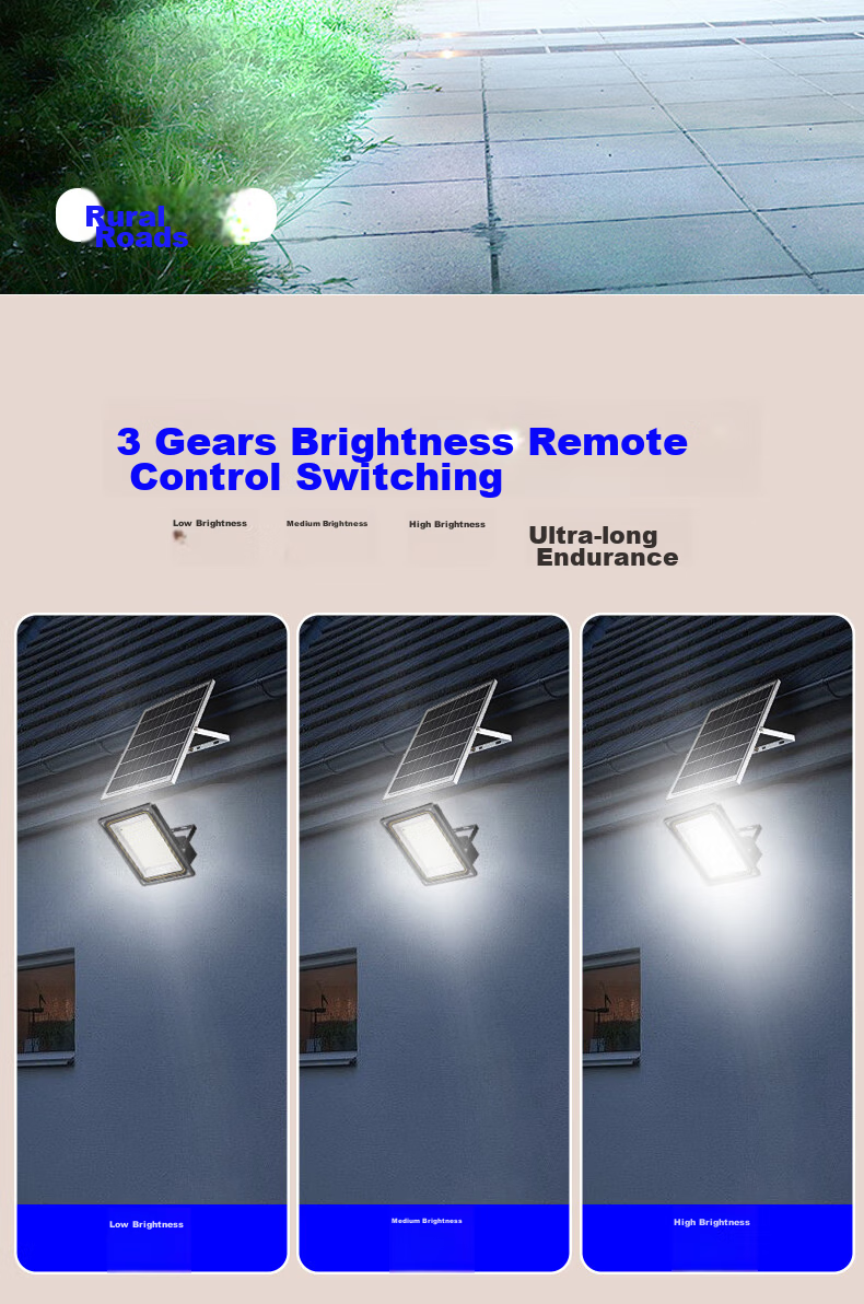 Shufujia Solar Outdoor Lighting Garden Lamp Rural Home Yard Entrance High Power High Brightness Waterproof Street Light 26