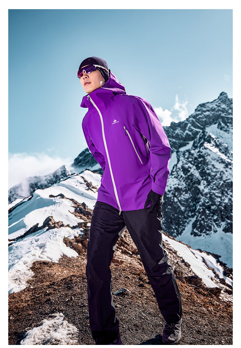 Pioneer Camp, Jinyi Wei Baihu Windbreaker, Men's Outdoor Spring And Autumn Jacket, Windproof, Waterproof, Breathable, Hard Shell, High-Altitude Mountaineering Coat 8