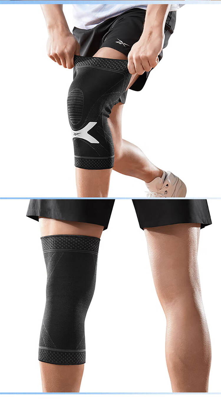 Reebok Knee Brace for Sports, Meniscus Support for Running, Hiking, Basketball, Men And Women, Soccer, Badminton, Fitness Knee Protection, Patella Guard, Size L 13
