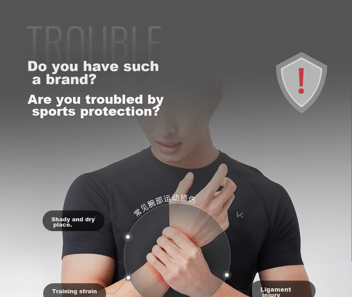 Keep Wrist Support Fitness Training Anti-Sprain Tendonitis Strength Training Bench Press Deadlift Bandage Basketball Compression Brace 1