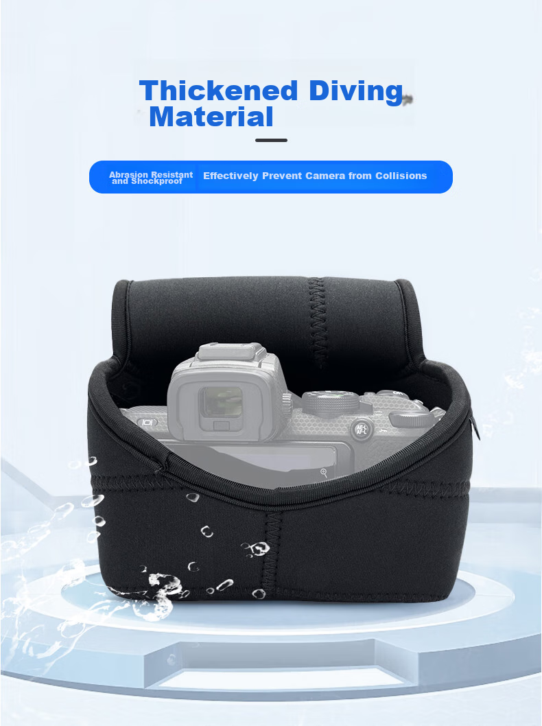 JJC Compatible with Canon EOS 200D II Camera Bag Inner Liner for Sony A7m5/m4 A7r3 Nikon Z62 Z72 Fuji DSLR Mirrorless Cameras (Random Old Or New Version Shipped) 9