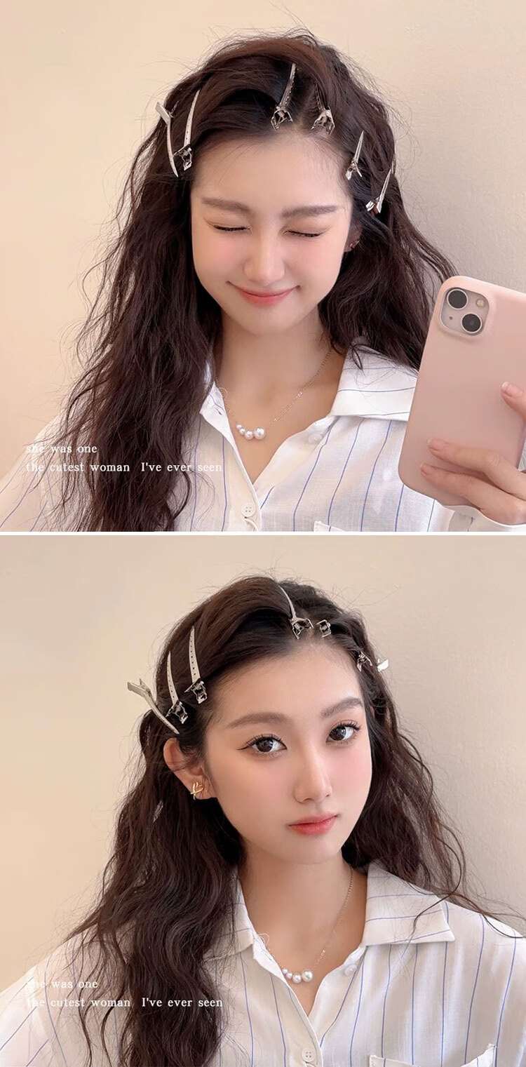 Liqing Invisible Hair Clips [15 Pieces], Root Lift Hair Clips, Bangs Duck Bill Clips, Stylist Shaping Clips, Hair Barrettes for Wome 3