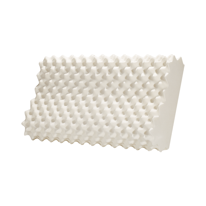 8H Thailand 93% Natural Latex Pillow for Adults, Cervical Spine Support And Sleep Aid, Z6 Off-White
