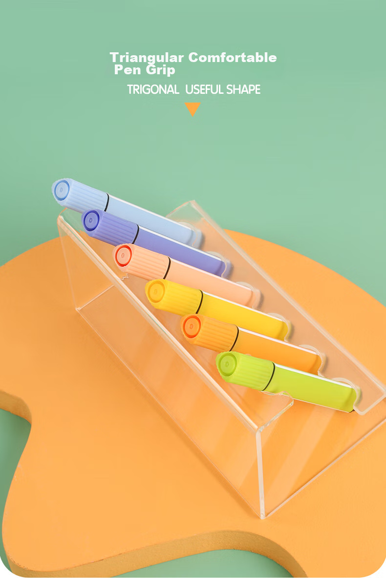 M&G 36-Color Washable Watercolor Markers, Children's Triangular Handle Drawing Pens, Student Stationery Art Painting Brush Set ACP901AV-1 Box Watercolor Markers 5