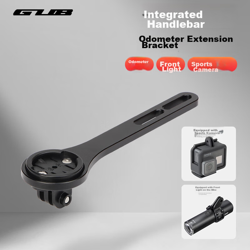 GUB 653 Code Table Rack, Aluminum Alloy Road Bicycle Integrated Handlebar Bracket, Sports Camera And Bike Light Extension Mount