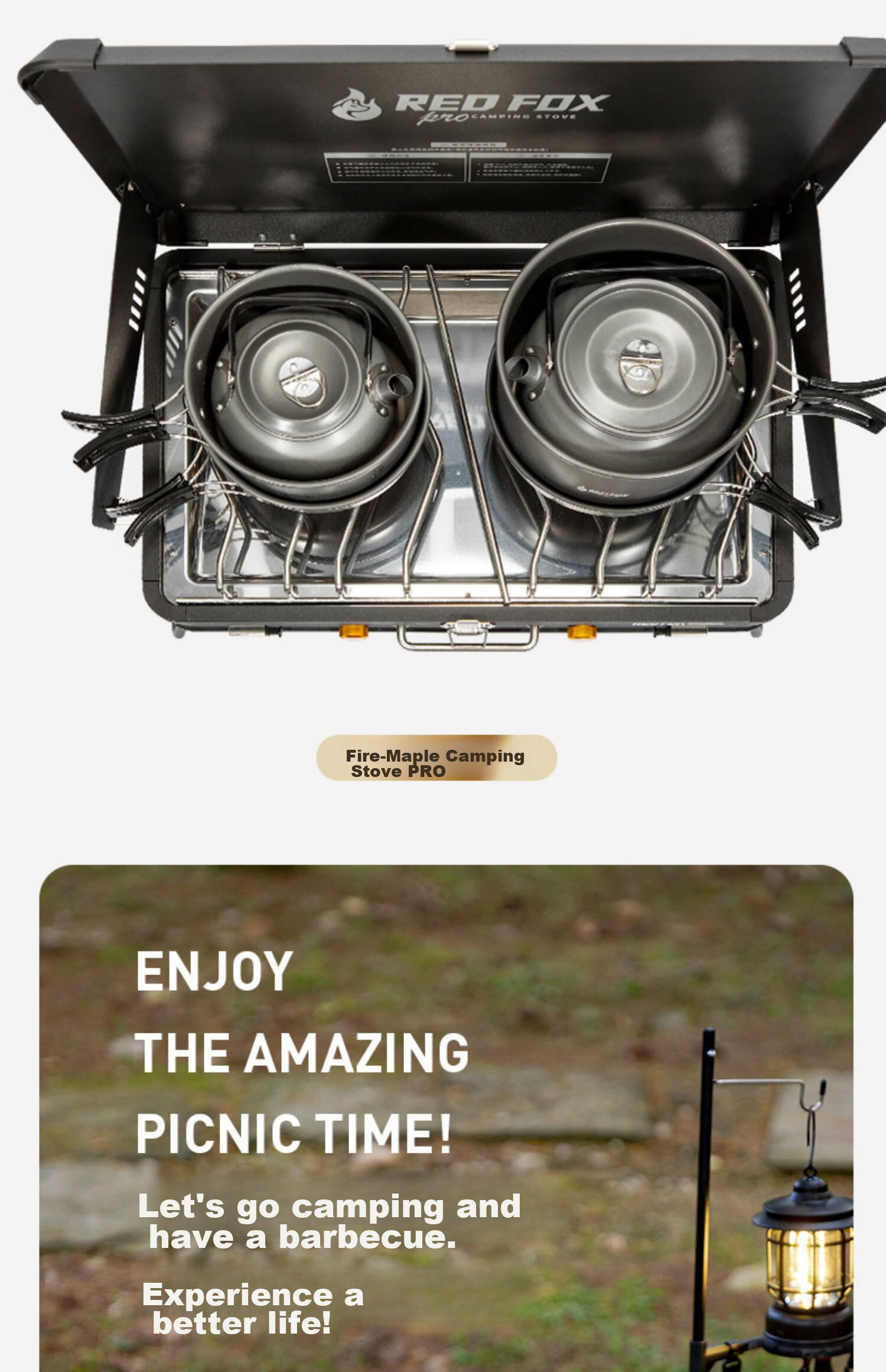 E-Rover Outdoor Cookware Set, Camping Stove Pot, Picnic Cooking Utensils, Frying Pan with Cover, Large Outdoor Cooking Equipment for Camping 13
