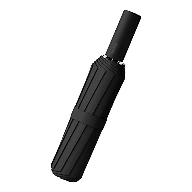 Maoli Dual-Use Automatic Umbrella, 16 Ribs, Black Rubber Coating, Impact-Resistant Fabric, Windproof Reinforced Sun Umbrella