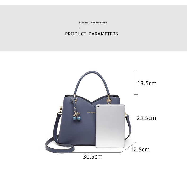 Viney Leather Handbag for Women, High-End Mom Bag, Middle-Aged Tote And Crossbody Bag, Practical Birthday And Mother's Day Gift for Mom 8