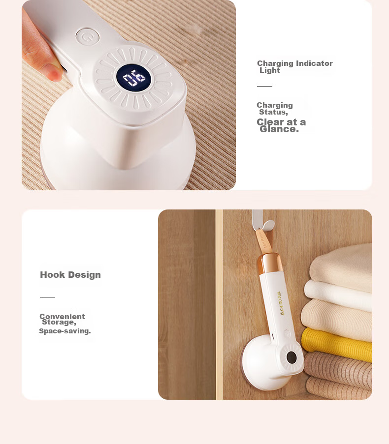 CHIGO Best-Selling 80,000+ Lint Roller, Sweater Shaver, Clothing Ball Remover, Hair Removal Tool, Shaver, Defuzzing Device, M108 Lint Removal Tool 16