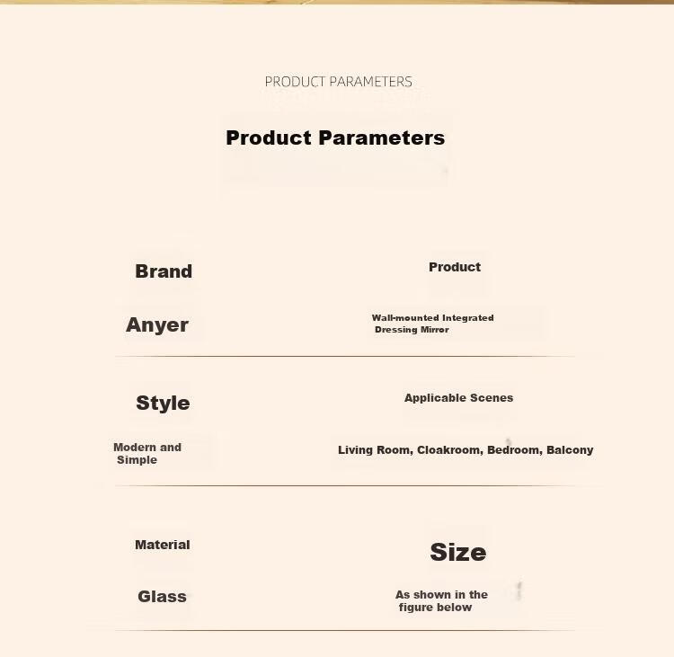 Anerya Full-Length Mirror, Frameless, Adhesive Wall-Mounted, for Bedroom And Living Room, Dressing Mirror, Home And Dormitory Use, Shatterproof Mirror, 50*150 Cm 14