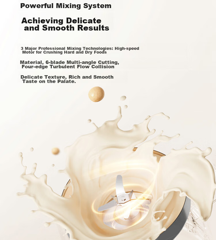Mijia Xiaomi Soy Milk Maker 1L, Quiet Operation for Home Use, Fully Automatic Multifunctional, Serves 2-3 People, No Cooking Or Soaking Required, No Filtering Needed, Pulp-Free Blender, 12-Hour Reservation/warming Functio 4