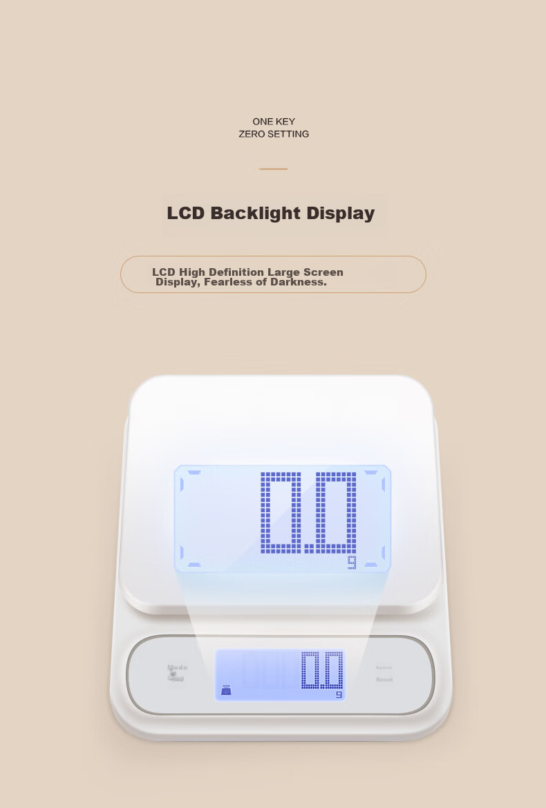 Xiangshan Electronic Scale, Waterproof Kitchen Scale IPX6, Coffee Scale, Baking Scale, 0.1g High Precision, Rechargeable Model 15