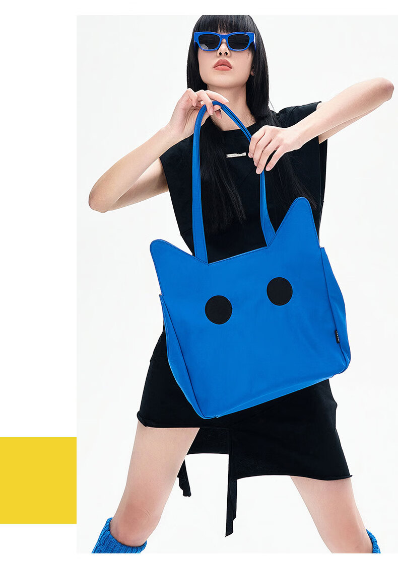 NOXXON Birthday Gift for Girlfriend, Shoulder Cat-Shaped Tote Bag, Commuter Large Capacity Handbag for Men And Women, Laptop Carrying Casual Fashion Bag 3