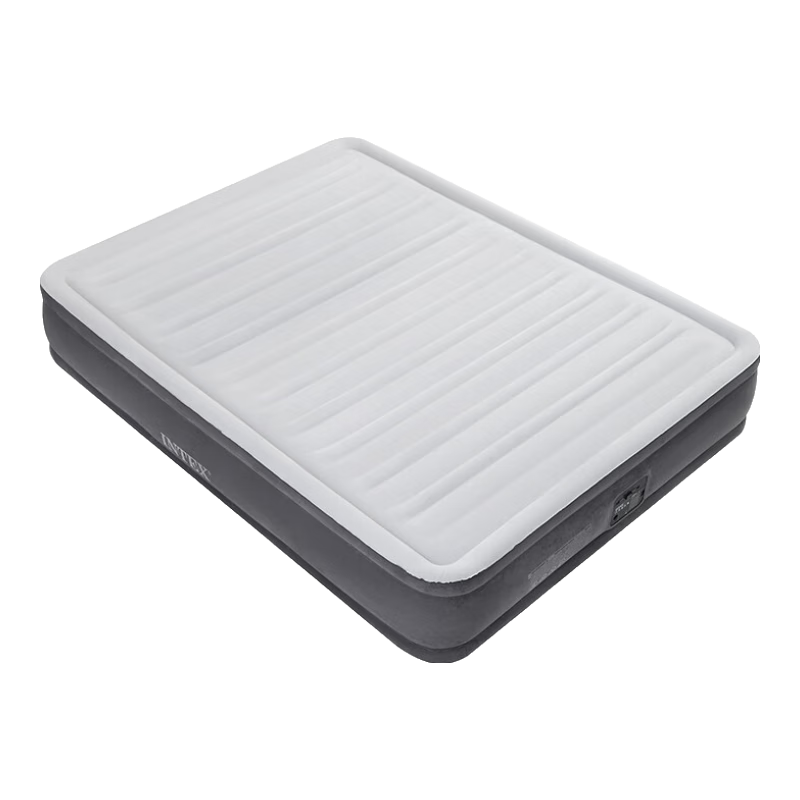 INTEX Built-In Electric Pump Double-Large Automatic Inflatable Bed, Home Air Mattress, Folding Bed, 67770N with 2 Pillows