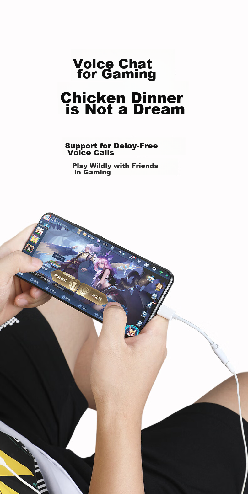 Masentek Charging Adapter Cable Compatible with Huawei Freelace Earphones, Freelace Pro 2, Honor Bluetooth Xsport Pro Converter USB to Type-C Audio Port 9