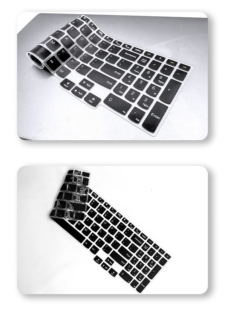 Jiasu Lenovo Xiaoxin Pro16 2026/25 Model Black Keyboard Film, Anti-Blue Light Tempered Glass Film, 16-Inch Laptop Tempered Glass Protective Film Set, Complete Kit 1