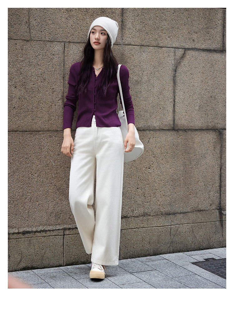 Dme [Light Mature Style Knit Sweater] Spring And Autumn Elegant Top Long-Sleeve Pullover Women's Sweater 7