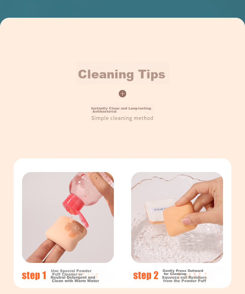 AOLANLA Triangular Rice Ball Cotton Candy Powder Puff, Ultra Soft And Adhesive, for Makeup Application, Foundation Puff, Dual-Use for Dry And Wet Application, Single Puff with Storage Box 15
