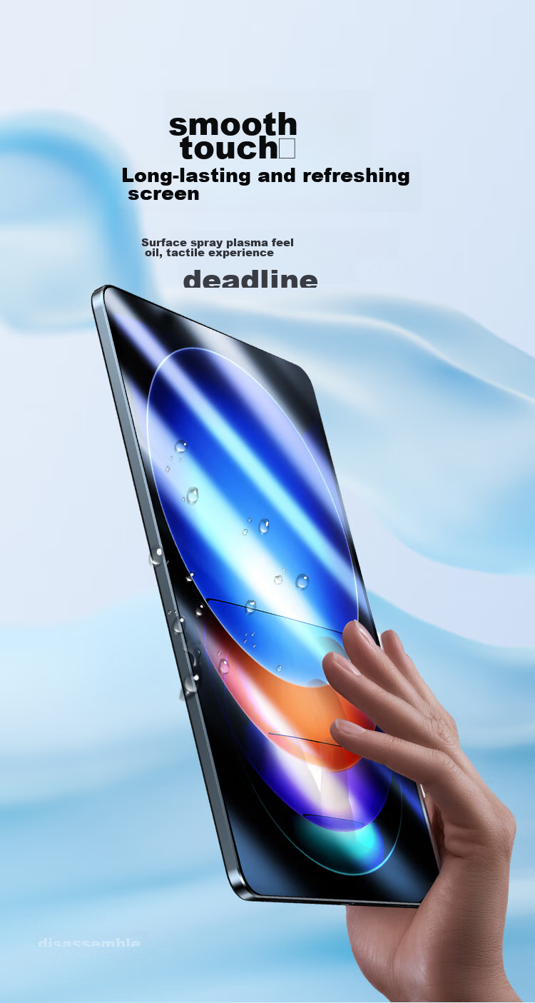 BIAZE High Definition Tempered Glass Screen Protector for Xiaomi Pad 7S Pro/6S Pro/9Pro, Compatible with Xiaomi Tablets 12.4/12.5 Inch Protective Film PM224-High Definitio 8