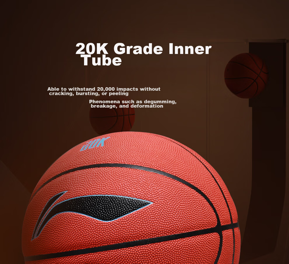 Li-Ning Basketball Size 7 887 Outdoor Cement Court Non-Slip Official Standard Adult Youth Competition Basketball Gift 8