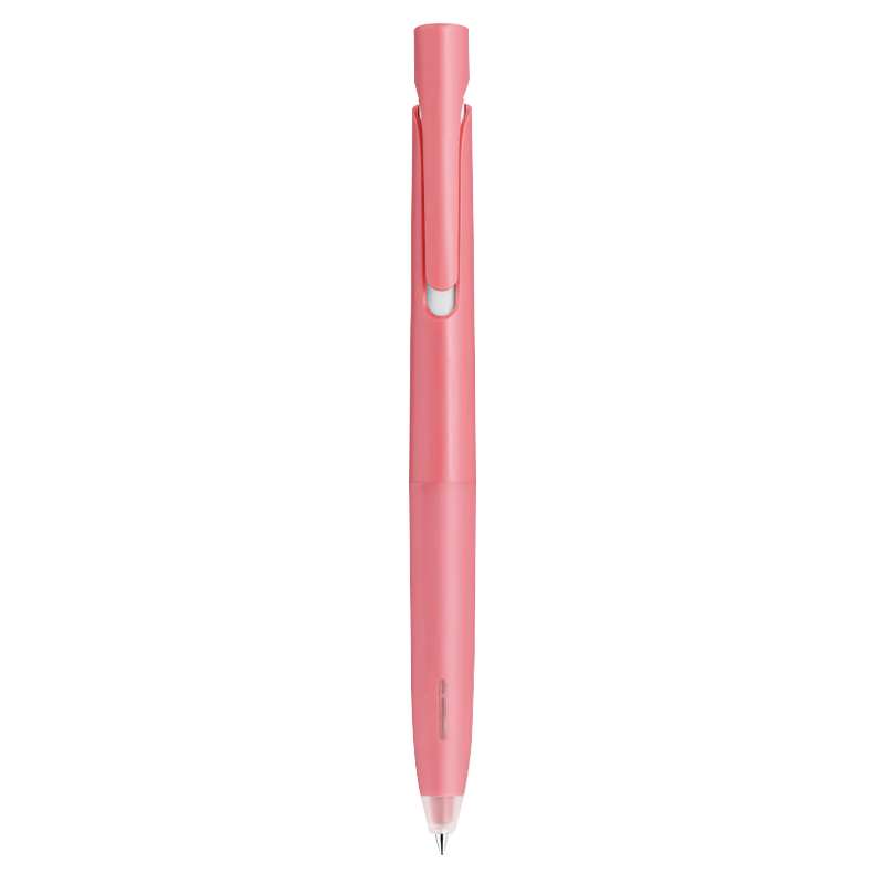 ZEBRA Stationery Award-Winning Gel Pen, 0.5mm Bullet Tip, Retractable Signing Pen, BLen Quick-Drying Shock-Absorbing Exam Pen, JJZ66, Coral Pink Barrel with Black Ink, Single Pe