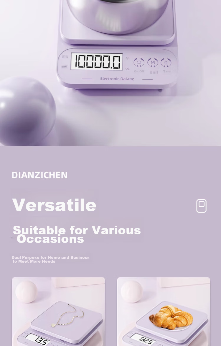 Royalstar Electronic Kitchen Scale, Home Food Scale, Compact Gram Scale, High-Precision Baking Scale, 10kg/0.1g Capacity 8