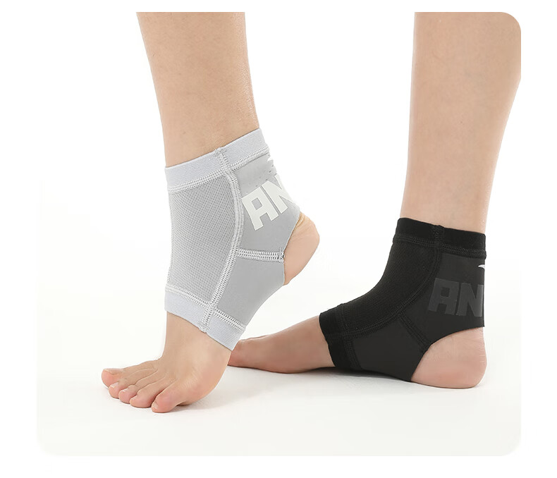ANTA Ankle Brace, Foot Support, Prevents Sprains And Twists, Post-Injury Fixation, Supports Basketball Sports Ligament Injuries, Lightweight, Gray, Size L 5