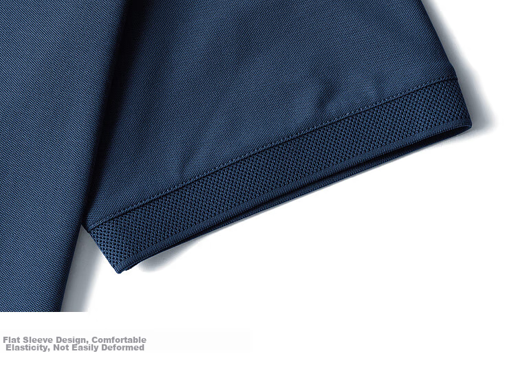 YOUNGOR [Cool Touch] Spring/Summer 2026 New Style, Turn-Down Collar, Solid Color, Oxygen Short-Sleeve Polo Shirt, Blue, Size S 22