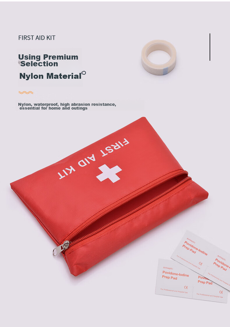 Siwangongli First Aid Tool Kit Portable Emergency Kit Car-Mounted Outdoor Medical Tool Kit [Medicines Not Included] 6