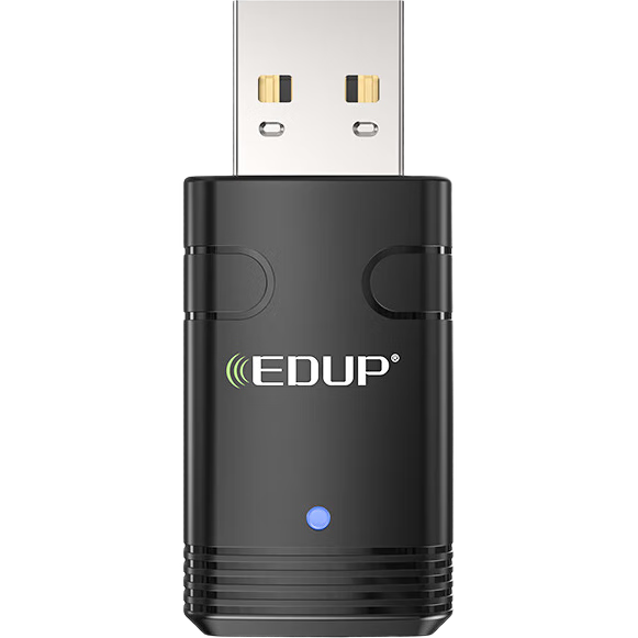 EDUP Mini Driverless AX900 WiFi6 Wireless Network Card, Dual-Band 5G Wireless Bluetooth 5.3 Two-In Desktop Laptop Win10/11 Receiver EP-AX910S