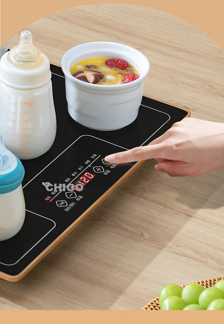CHIGO Food Warming Plate, Hot Food Plate, Heating Plate, 2025 New Model Heating Table Mat, Rectangular Household Multifunctional Dining Table Hot Food Device, QF02H 17