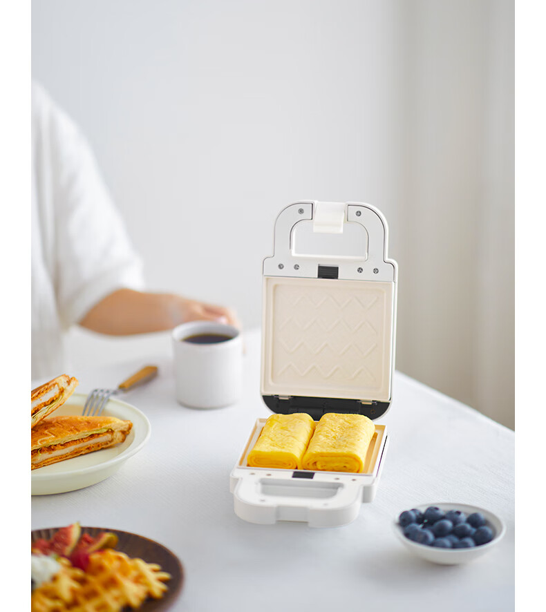 Olayks Instant Waffle Maker, Sandwich Maker, Breakfast Machine, Multifunctional Detachable And Washable Home Bread Toaster, Toast Maker, Small Electric Griddle 4