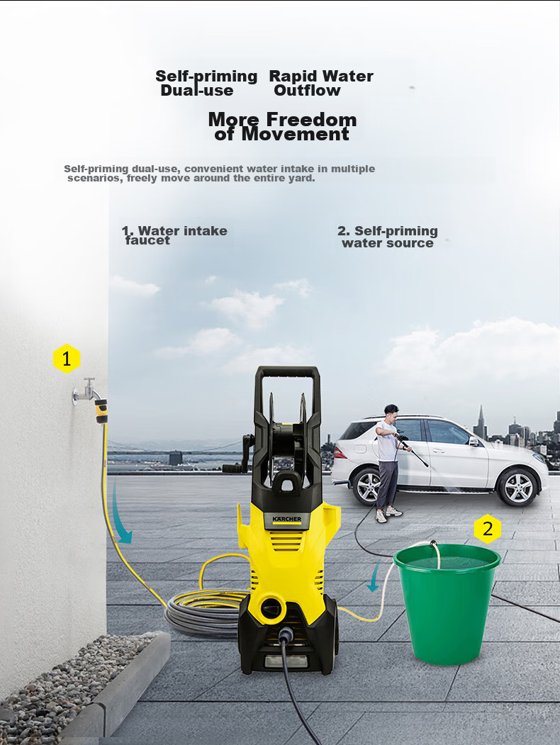 KARCHER German High-Pressure Car Washer K3 Plus HR High-Pressure Water Gun, Cleaning Machine [Classic Model under 1000 Yuan] 18