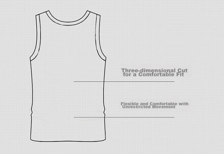 LangSha Sleeveless Tank Top for Men, Ice Silk Undershirt, Thin Mesh Quick-Dry Sports Fitness Vest, 3-Pack 11