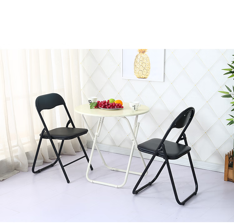 Huakaizhixing Folding Chair, Home And Office Stool, Posture Training Chair, Conference Chair with Backrest, XK1030 Black 8