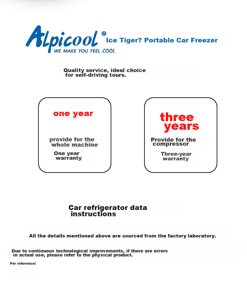 Alpicool Car Refrigerator, Dual-Use for Car And Home, Compressor-Freezing And Refrigeration, Suitable for Dormitory And Office, Mini C75 Large Capacity Fridge 18